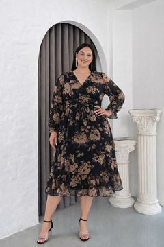 Picture of CURVY GIRL CHIFFON DRESS